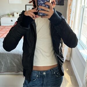 Canada Goose Bomber Style Light Puffer